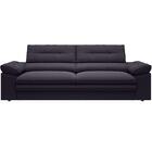 Sofá Zeus 2,50m Retrátil E Reclinável Velosuede Preto - Netso