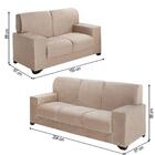 Sofás 2 E 3 Lugares Manu Plus Areia