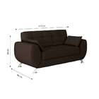 Sofás 2 Lugares Larissa Café