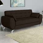 Sofás 3 Lugares Larissa Café