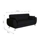 Sofás 3 Lugares Larissa Preto