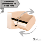 Softinox Apresenta: Acabamento De Registro Gota Dourado - Pre