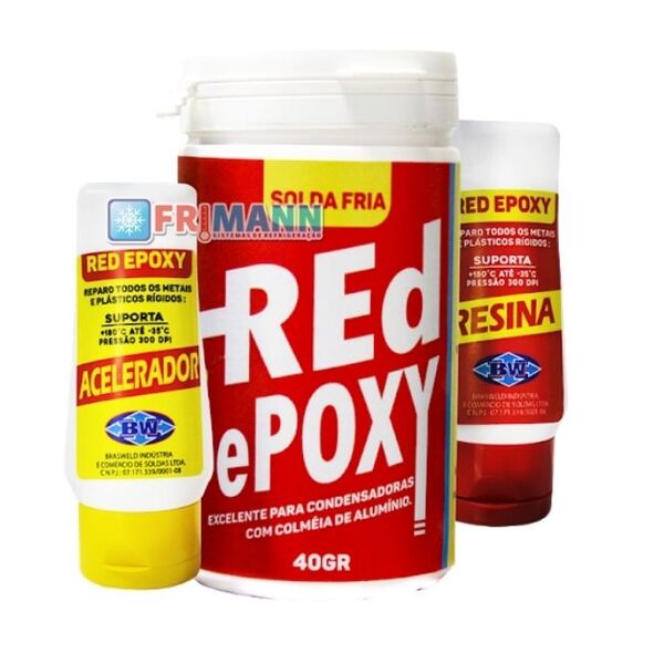 Solda Fria Condensadora Alumínio Red Epoxi Ar Condicionado