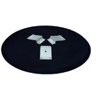 Somente Tampo Para Mesa Com 70cm Vidro - Preta