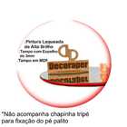 Somente Tampo Para Mesa Tripe Com 50cm E Espelho - Vermelha