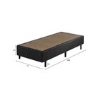 Somiê Eco Bordado 79x198x40cm Ecoflex Preto