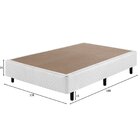 Somiê Eco Bordado Casal 138x188x40cm  Branco