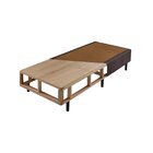 Somiê Eco Bordado Solteiro 88x188x40cm  Branco