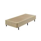Sommier 1 Peça Veludine 96x203x40 Bege