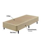 Sommier 1 Peça Veludine 96x203x40 Bege