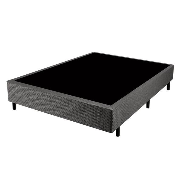 Sommier Casal Black Manhattan Light 138x188x37cm - Preto