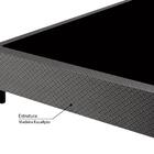 Sommier Casal Black Manhattan Light 138x188x37cm - Preto