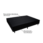 Sommier Casal Soft Comfort Preto - 138x188x40 cm