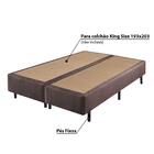 Sommier King Size Malha Eco 193x203x40cm - Marrom