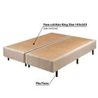Sommier King Size Paglia Eco 193x203x40cm - Bege