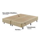 Sommier King Veludine 193x203x40 - Bege