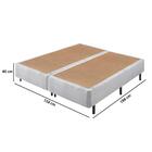 Sommier Queen Size Mescla Eco 158x198x40 - Cinza