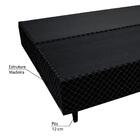 Sommier Queen Size Soft Comfort Preto -158x198x40cm