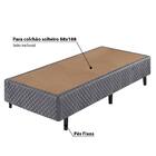 Sommier Solteiro Chumbo Eco 88x188x40cm - Cinza