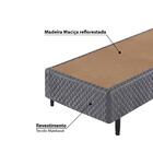 Sommier Solteiro Chumbo Eco 88x188x40cm - Cinza