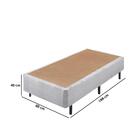 Sommier Solteiro Mescla Eco 88x188x40 - Cinza