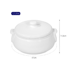 Sopeira Redonda Em Porcelana Scalla Standard Branco 1 280ml