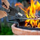 Soprador Acendedor Manual P/ Churrasqueira Lareira À Carvão