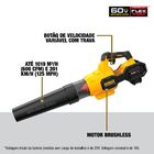 Soprador de Folhas a Bateria Dewalt DCBL772 60V Flexvolt