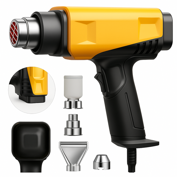 Soprador Quente Pistola De Ar Térmico Com Display Digital 127v