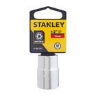 Soquete 19mm 1/2" Estriado - Stanley