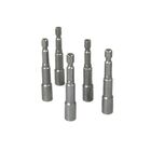 Soquete Canhão Parafusadeira Magnético 1/2 5 Unidades  M6*65