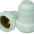 Soquete Coluna Branco E-27 2a 250v Radial C/ 10 Pç