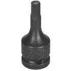 Soquete De Impacto Ponta Hexagopnal Cromo 9mm Encaixe 1/2''