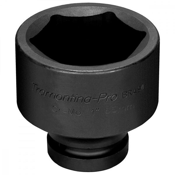 Soquete De Impacto Sextavado Em Aço Cromo Molibdênio 19 Mm -