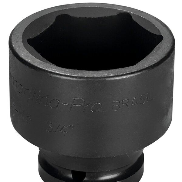 Soquete De Impacto Sextavado Em Aço Cromo Molibdênio 36 Mm -