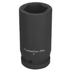 Soquete De Impacto Sextavado Longo Em Aço Cromo Molibdênio 34