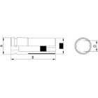 Soquete De Impacto Sextavado Longo Encaixe 1 2 17 Mm Tramonti