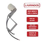 Soquete De Porcelana Com Suporte Em Inox, Churrasqueiras