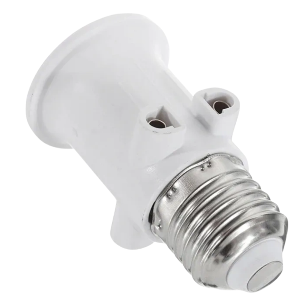 Soquete E27 Adapt Tomada Benjamim Porta Lâmpada Br