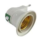 Soquete E27 Bocal Lâmpada Tomada Botão Chave Liga Desliga