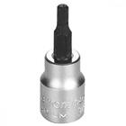 Soquete Em Aço Cromo Vanádio Ponta Hexagonal 4 Mm - Encaixe 3