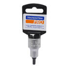 Soquete Em Aço Cromo Vanádio Ponta Trafix T30 - Encaixe 1/2"