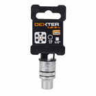 Soquete Estriado 1/2" 10mm Dexter Pro