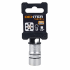 Soquete Estriado 1/2" 15mm Dexter Pro