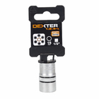 Soquete Estriado 1/2" 16mm Dexter Pro