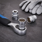 Soquete Estriado 1/2" 22mm Dexter Pro