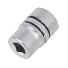 Soquete Estriado 1/4" 12mm Dexter Pro