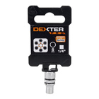 Soquete Estriado 1/4" 5mm Dexter Pro
