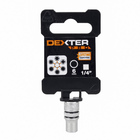 Soquete Estriado 1/4" 6mm Dexter Pro