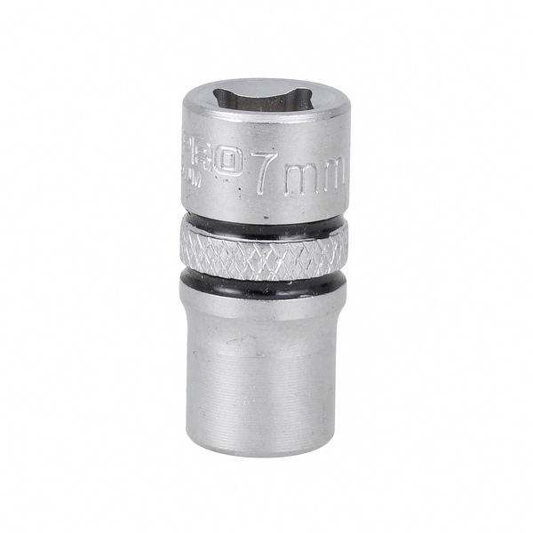 Soquete Estriado 1/4" 7mm Dexter Pro